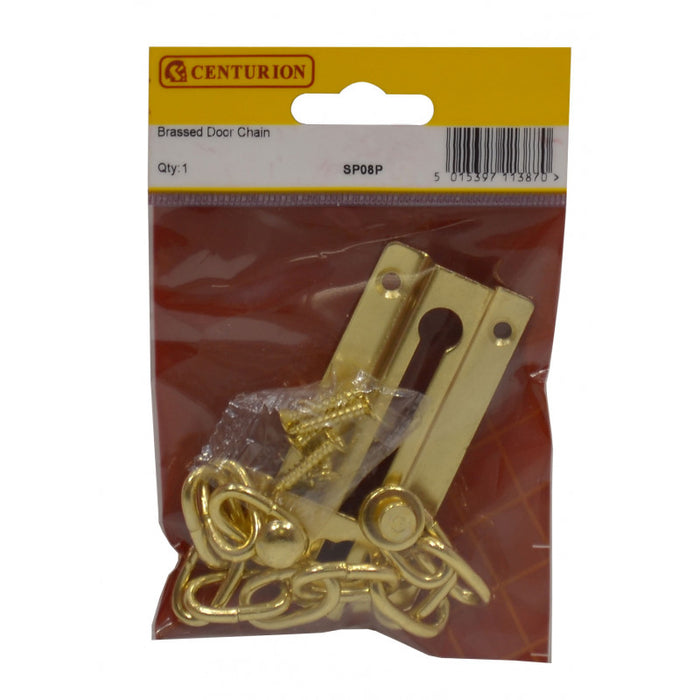 Brassed Steel Door Chain