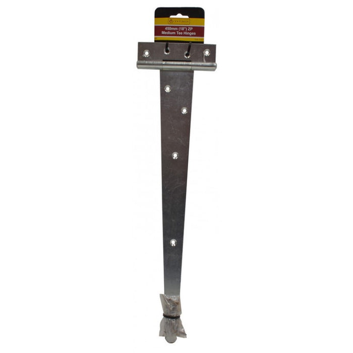450mm (18") ZP Medium Tee Hinges (1 pair)