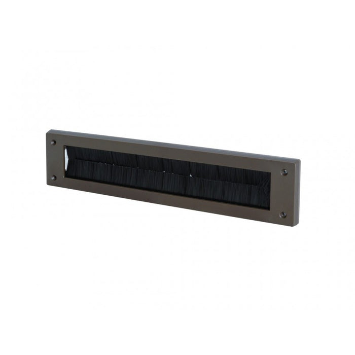 Letterbox Draught Excluder - Brown - 43mm x 275mm opening