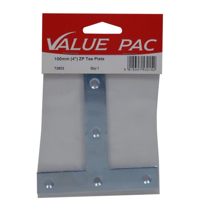 100mm (4") ZP Tee Plate