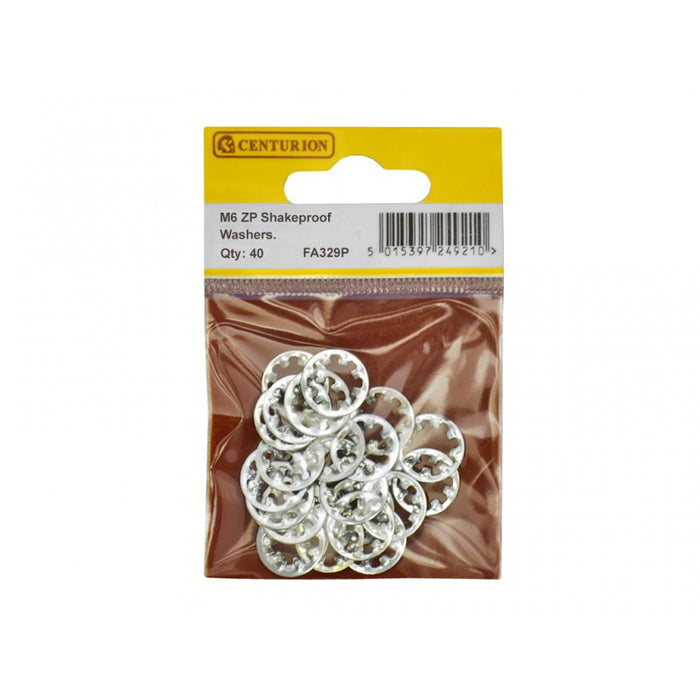 M6 ZP Shakeproof Washers