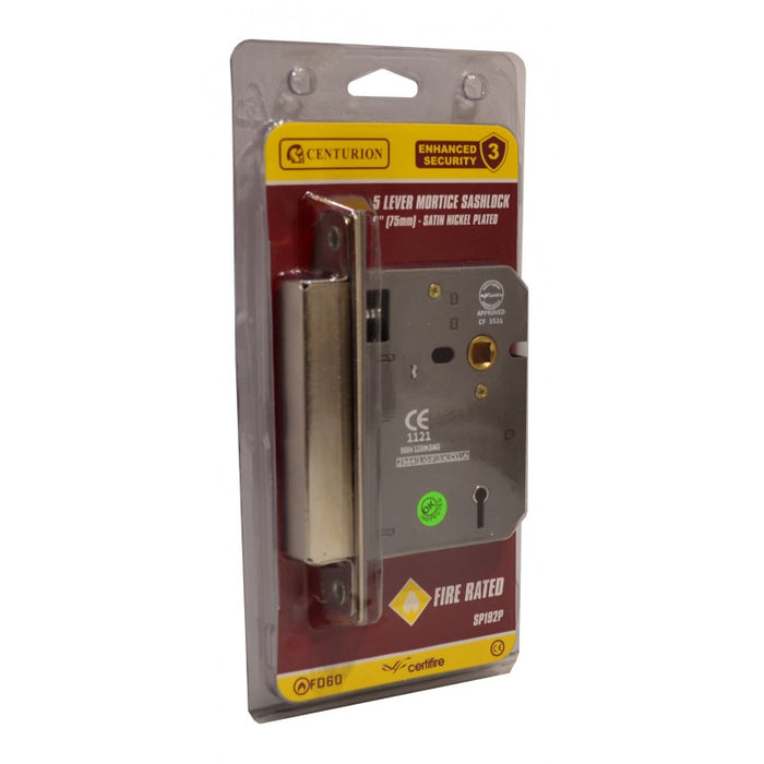 75mm (3") SNP 5 Lever Mortice Sashlock
