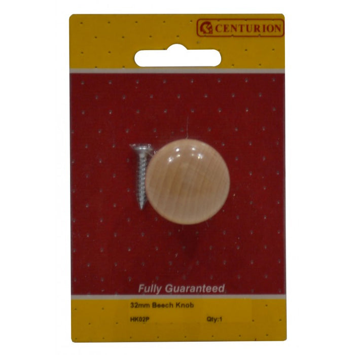 32mm Beech Knob