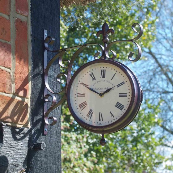 Marylebone Station Wall Clock & Thermometer 8in