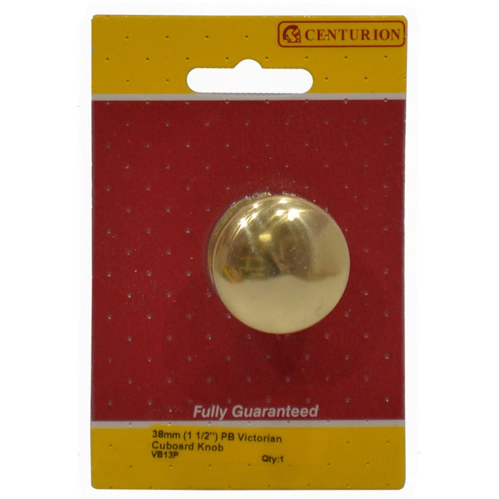 38mm (1 1/2") PB Victorian Cupboard Knob