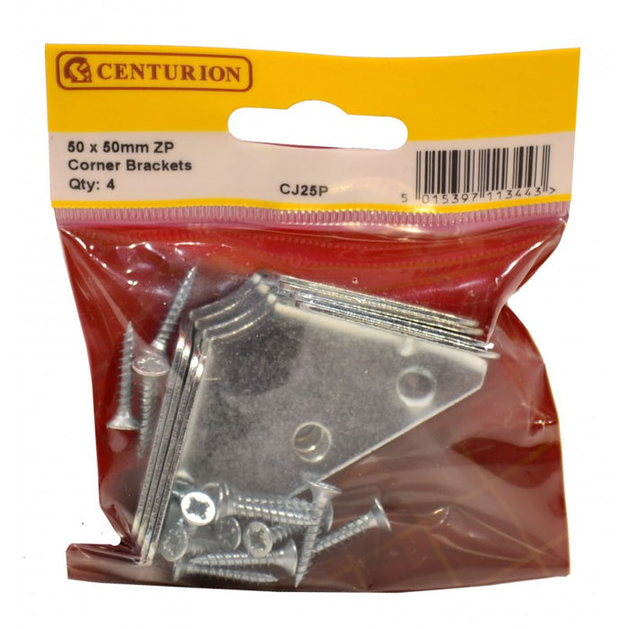 50mm x 50mm ZP Corner Bracket