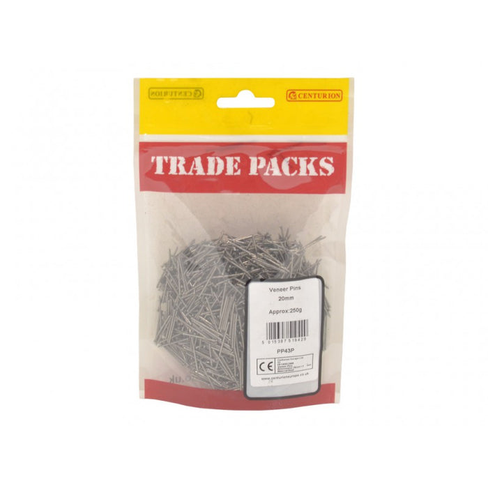 Veneer Pins - Steel - 20mm (250g)