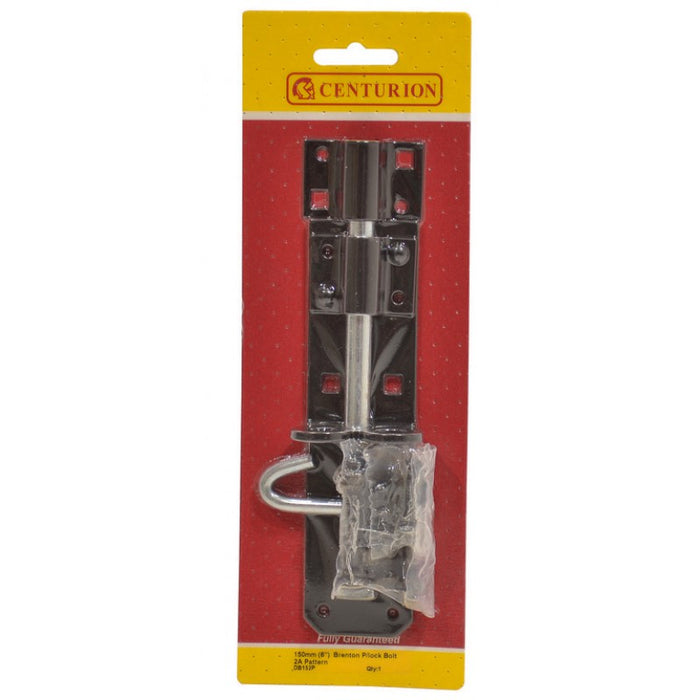 150mm (6") Black Medium Padbolt
