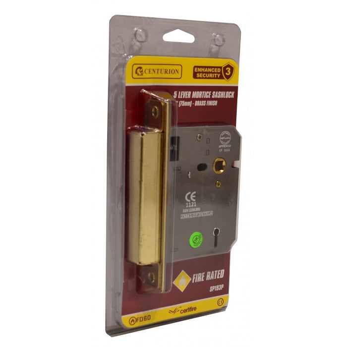 75mm (3") EB 5 Lever Mortice Sashlock