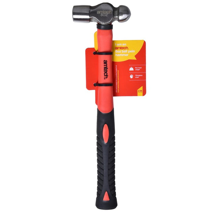 8oz Ball Pein Hammer Fibreglass Shaft