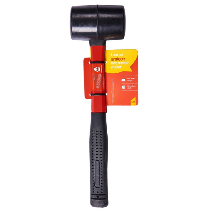 8oz Rubber Mallet - Fibreglass Shaft
