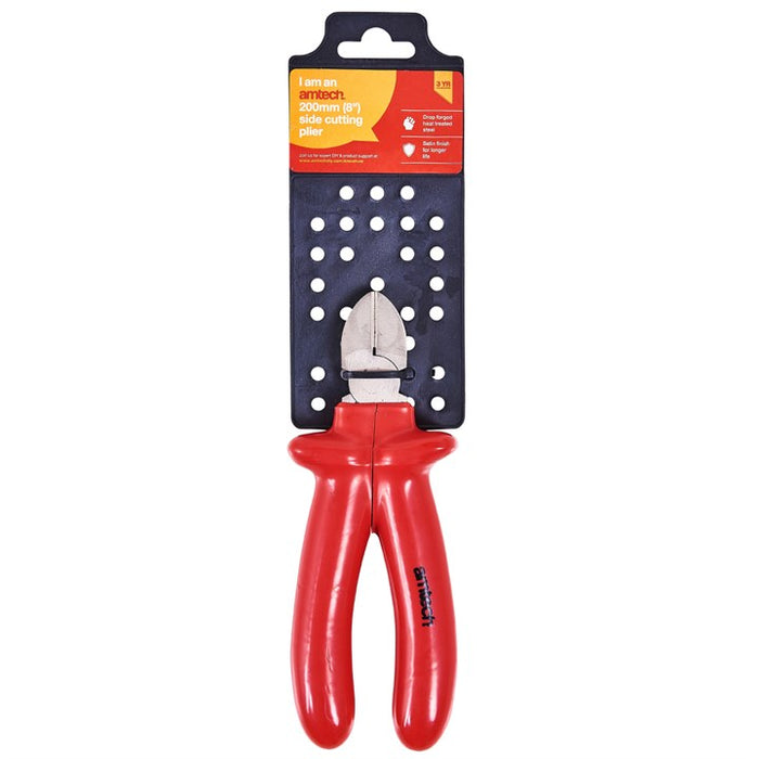 8" Side Cutting Plier  - Slip Guard Handle