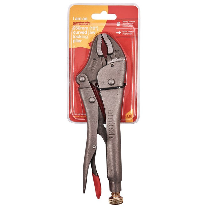 10" Curved Jaw Locking Pliers - Cr-Mo
