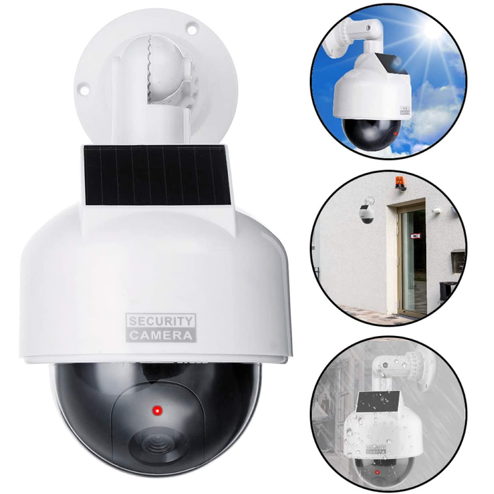 Solar Powered Dummy Speed Dome Camera