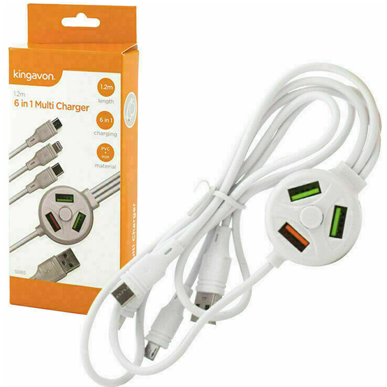 1.2m 6 In 1 Multi Charger