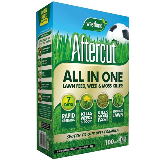 Westland Aftercut All In One Lawn Feed, Weed & Moss Killer