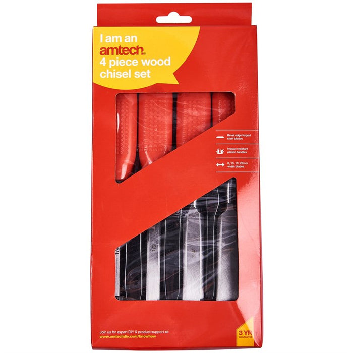 4pc Wood Chisel Set