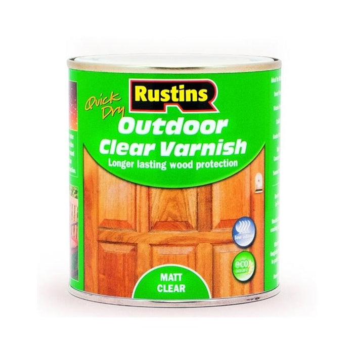 Outdoor Clear Varnish - 250ml Matt
