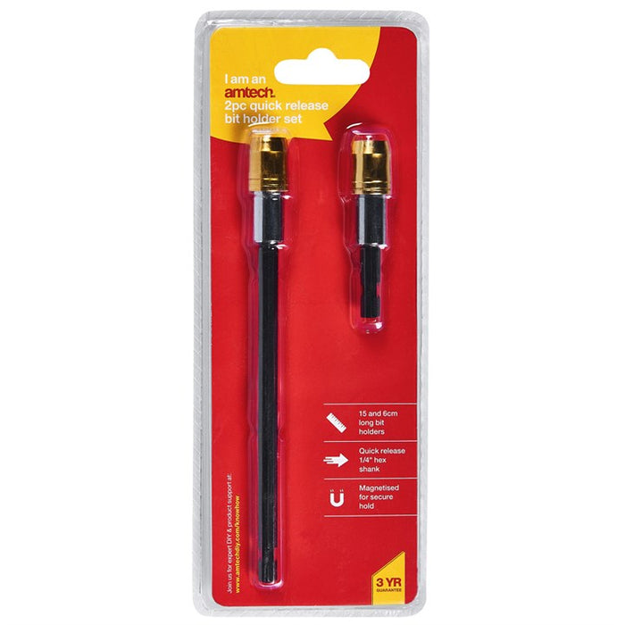 2pc Quick Release Bit Holder Set (60 & 150mm)