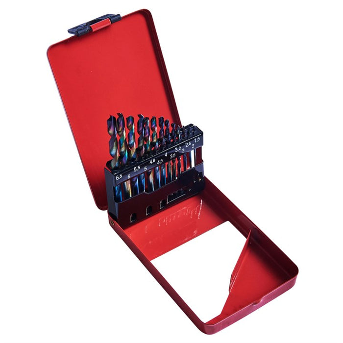 13pc High Speed Steel Titanium Drill Bit Set
