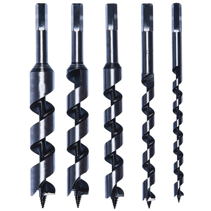 5pc Auger Bit Set (10, 13, 19, 22, 25mm)