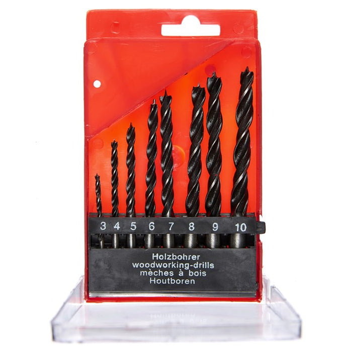 8pc Wood Drill Bit Set
