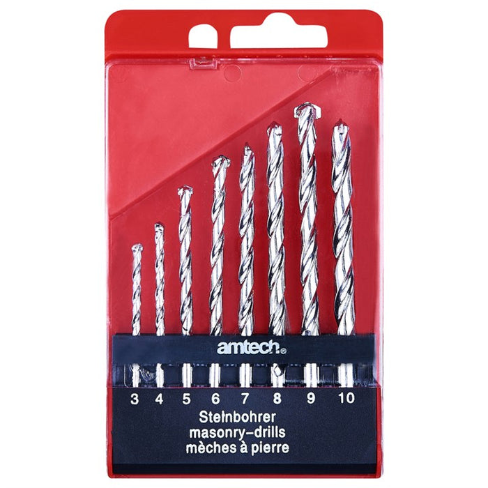 8pc Masonry Drill Bit Set