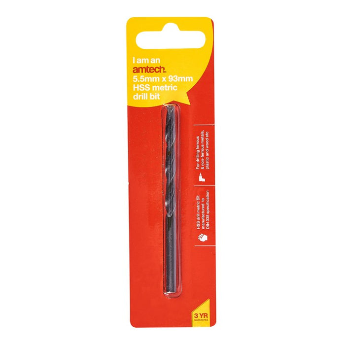 Hss Metric Drill Bit 5.5mm X 93mm
