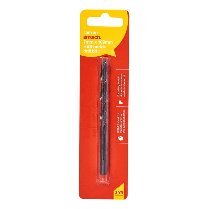 Hss Metric Drill Bit 7mm X 109mm