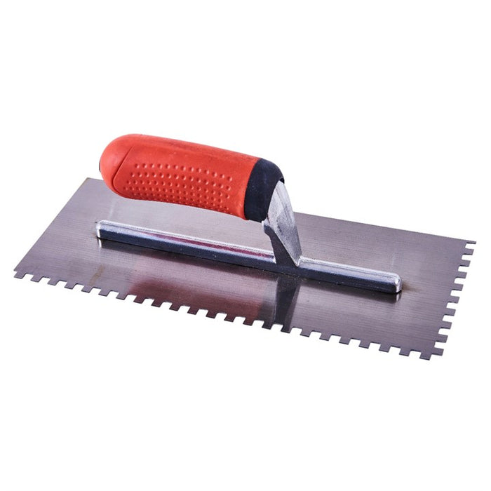 11" Float Trowel Notched - Soft Grip