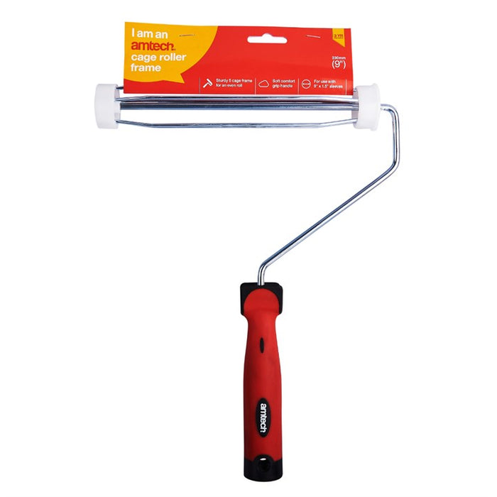 225mm (9") 5 Cage Roller Frame - Soft Handle