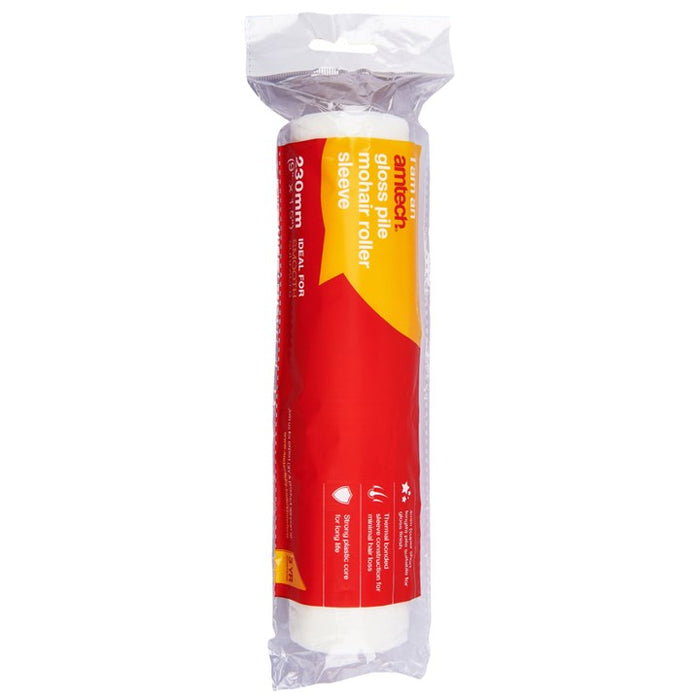 9" X 1.5" Extra Short Pile (4mm) Roller Sleeve - Mohair