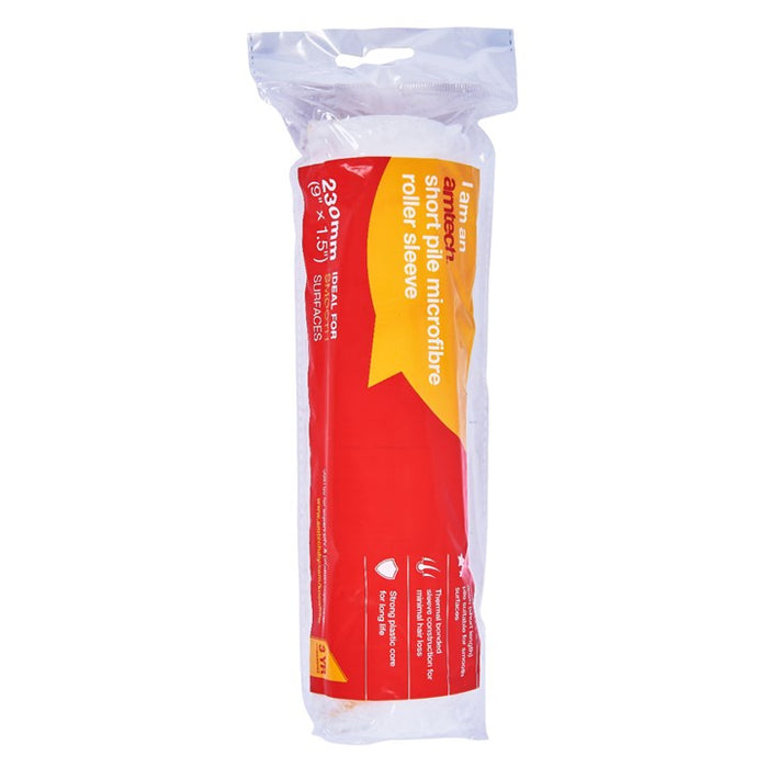 9" X 1.5" Short Pile (9mm) Roller Sleeve - Microfibre