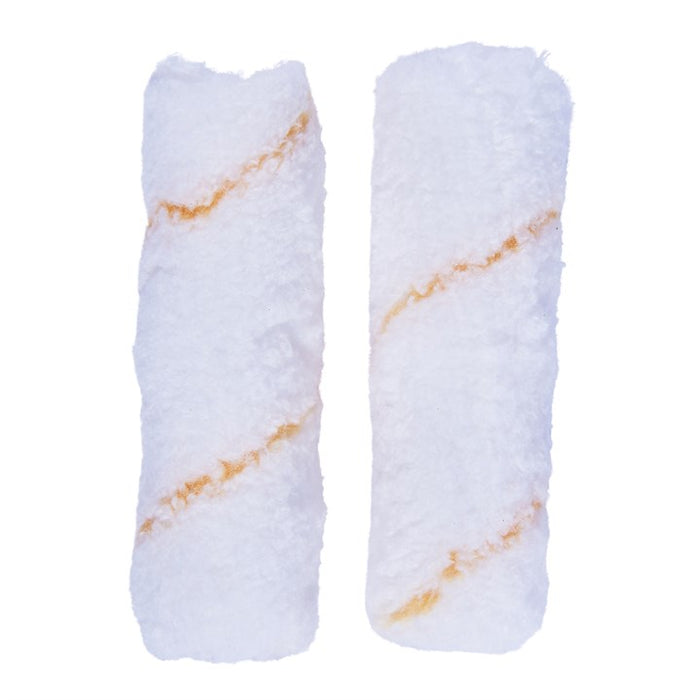 2pc 4" Short Pile (9mm) Roller Sleeve - Microfibre