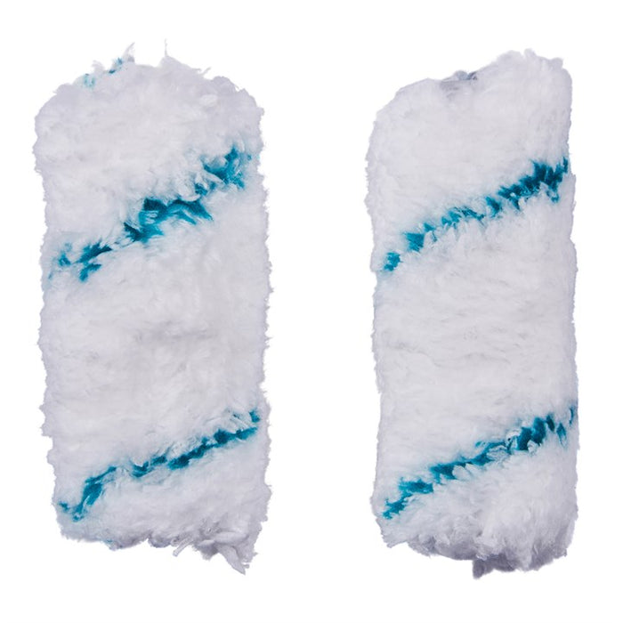 2pc 4" Long Pile (18mm) Roller Sleeve - Microfibre