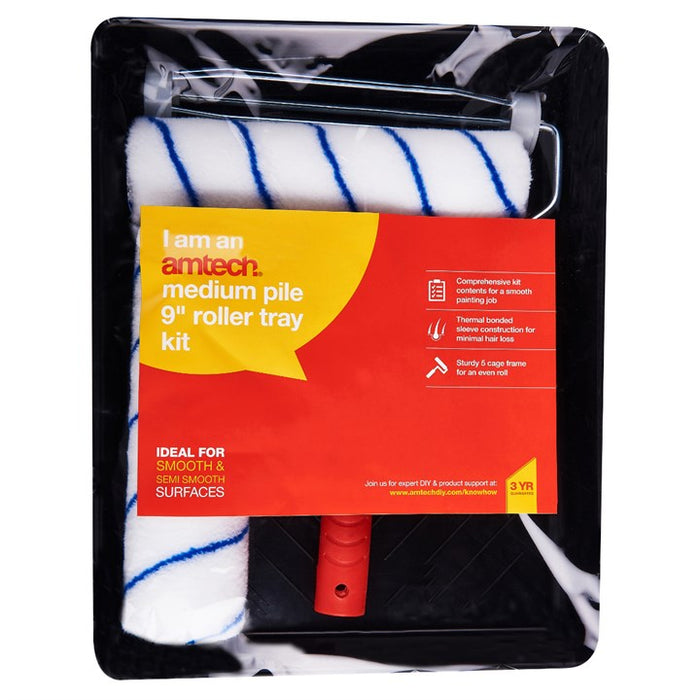 Medium Pile 9" Roller Tray Kit
