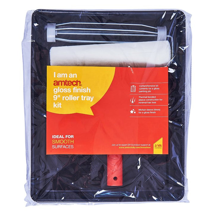 Gloss Finish 9" Roller Tray Kit