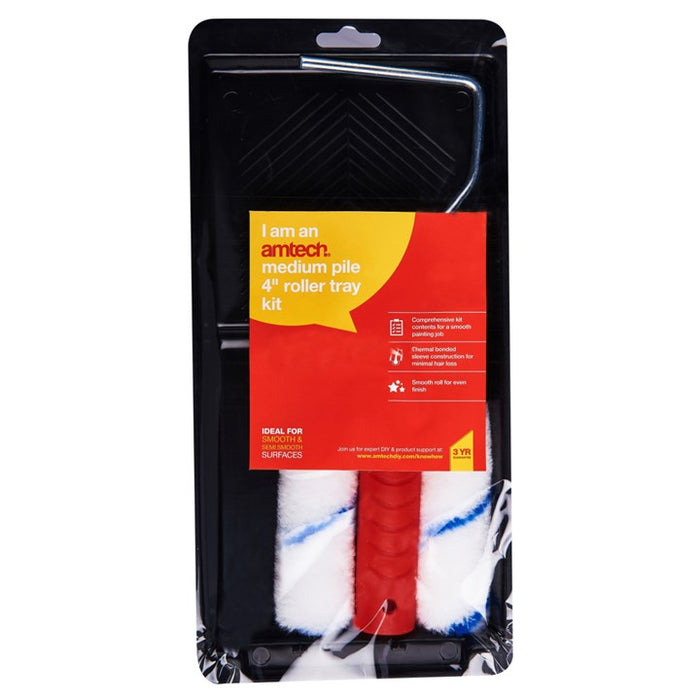 Medium Pile 4" Roller Tray Kit