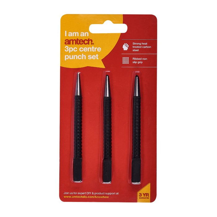 3pc Centre Punch Set