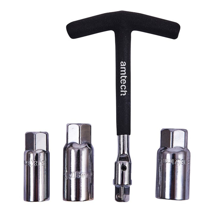 4pc T Bar Spark Plug Wrench Set