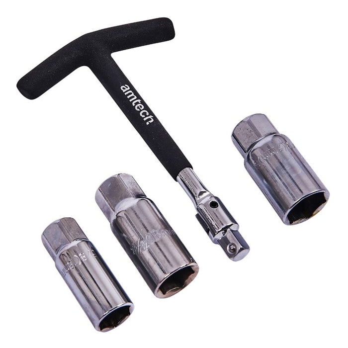 4pc T Bar Spark Plug Wrench Set