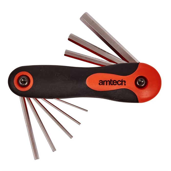 8pc Folding Hex Key Set