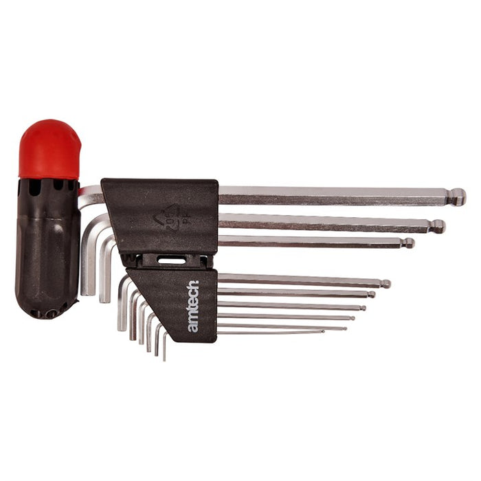 9pc Extra Long Ball End Hex Key Set