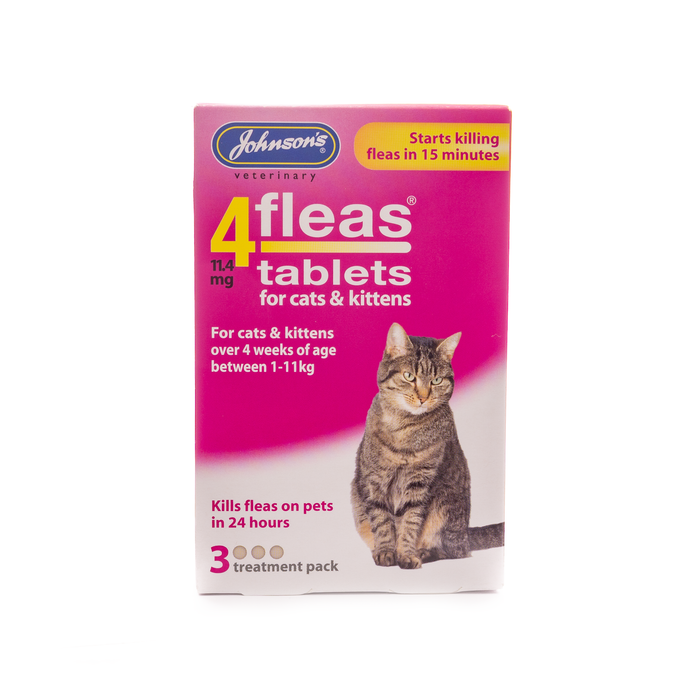 4Fleas Tabblets For Cats & Kittens 3pack