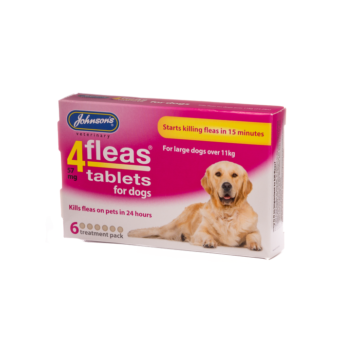 4Fleas Tablets For Dogs Over 11kg 6 Pack