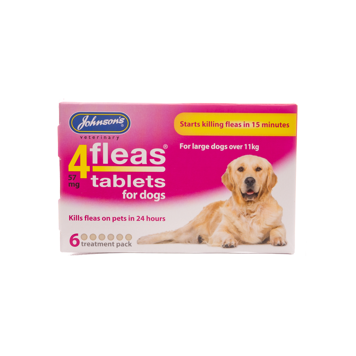 4Fleas Tablets For Dogs Over 11kg 6 Pack