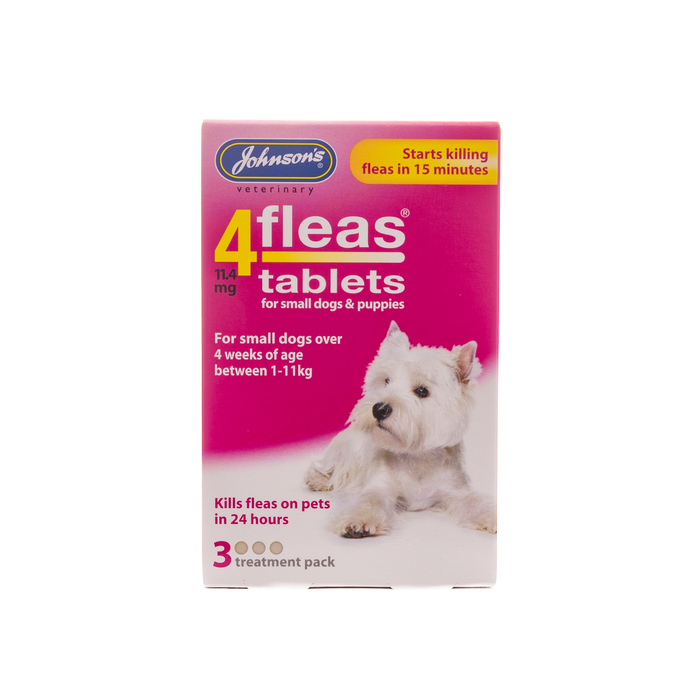 4Fleas Tablets For Small Dogs & Puppies