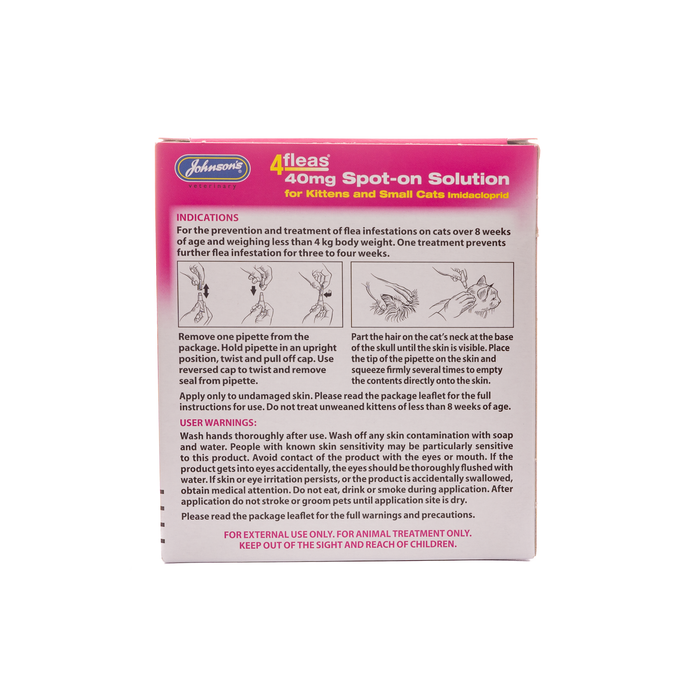 4Fleas Spot On For Cats & Kittens