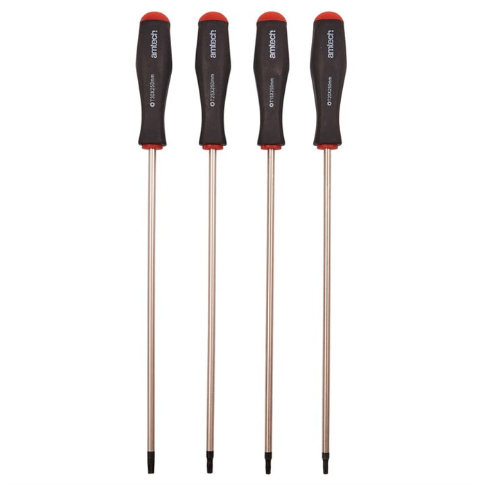 4pc Long Reach Torx Screwdriver Set