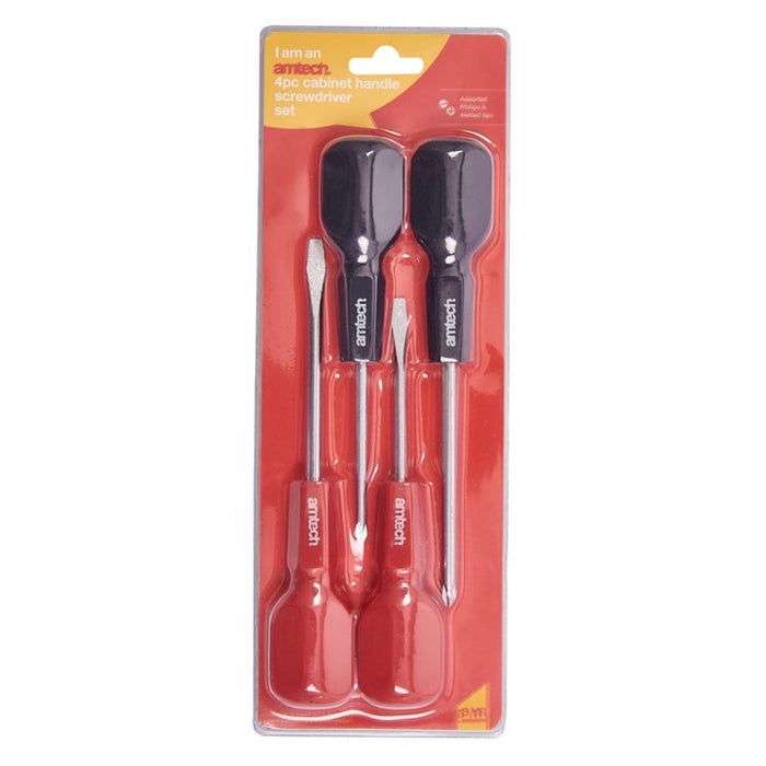 4pc Cabinet Handle Screwdriver Set